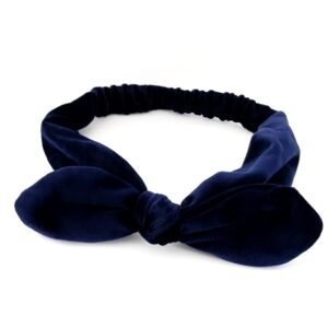 Hårbånd velur sløyfe