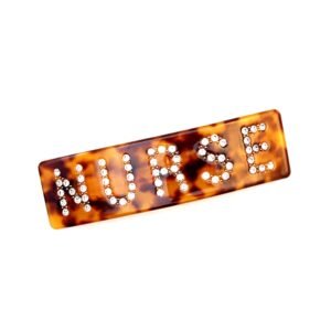 Hårspenne ord STOR  NURSE