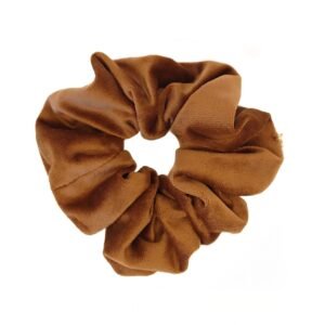Hårstrikk scrunchies velur stor