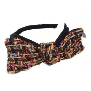 Hårbøyle bouclè sløyfe