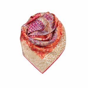 Skjerf square silke/viskose