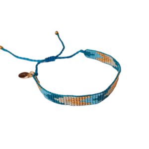 Vevd armbånd med perler