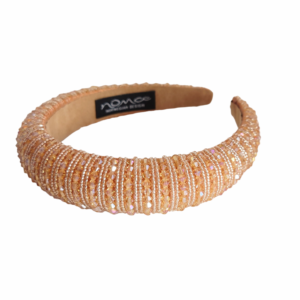 Hårbøyle polstret stor pearl