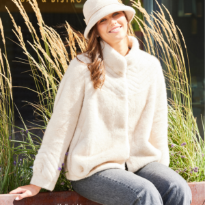 KELLY lekker fuskepels jakke