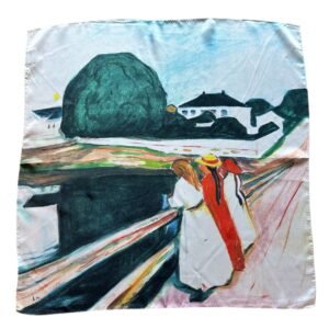 Edvard Munch halstørkle silke