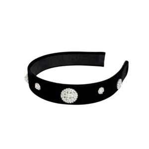 Kelly hårbøyle m. stener og strass